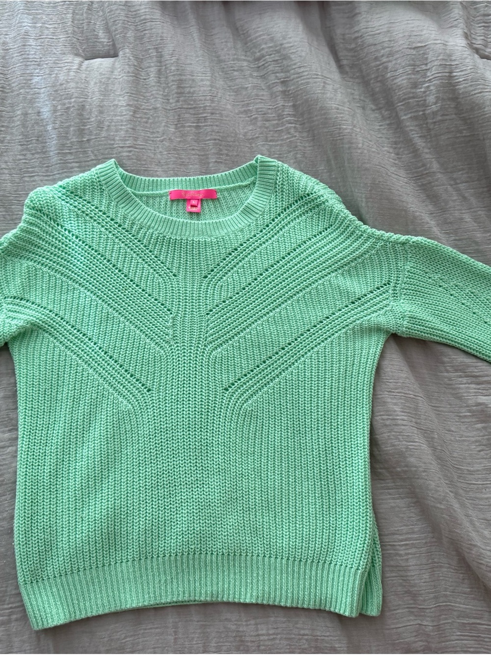 Lilly Pulitzer Mint Green Womens Knit Sweater Med